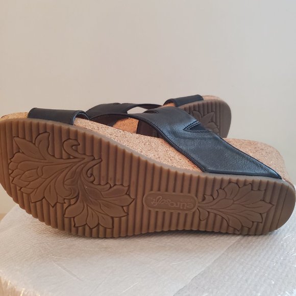 Euro Soft Black Emrie wedge women sandals Size 10M. - Picture 12 of 15